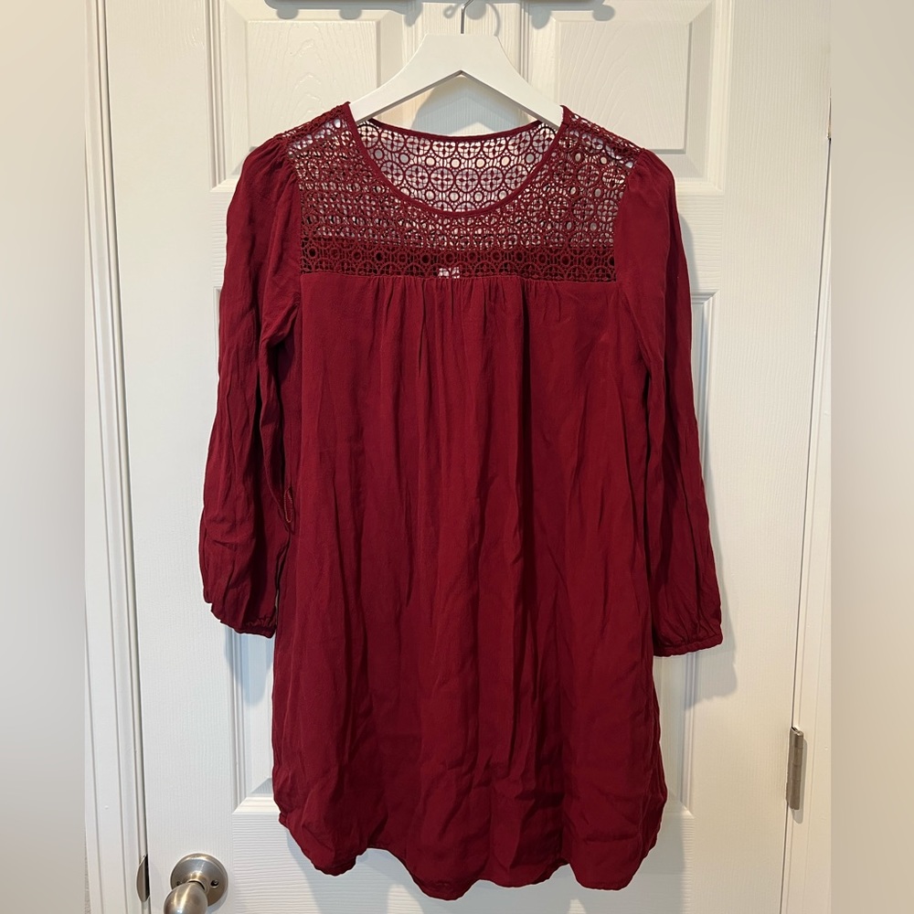 Gap eyelet neck dress